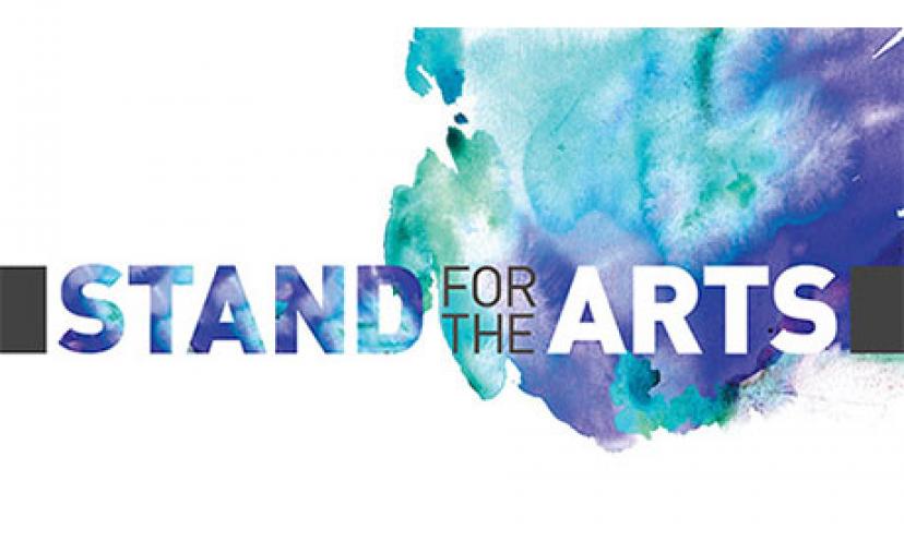 Get a FREE Stand For The Arts Sticker!
