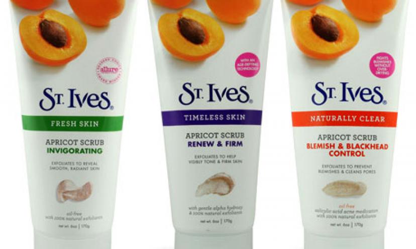 Get $3 off St. Ives Products!