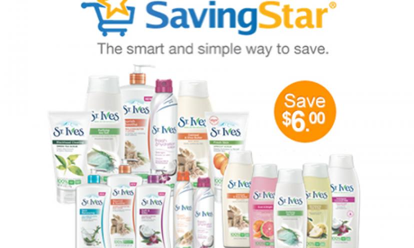 Save $1 on any St. Ives Lotion or Body Wash product!