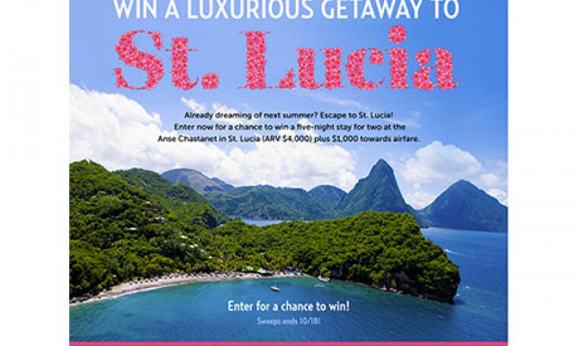 Win a Luxurious Escape to St. Lucia!