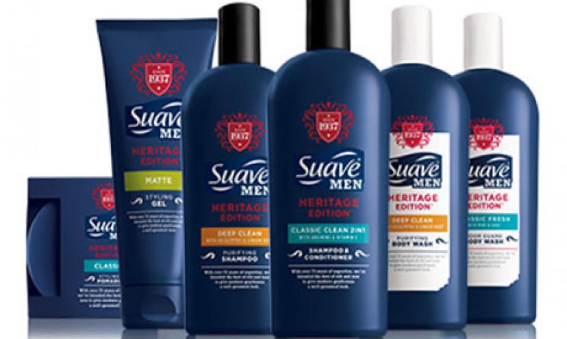 Save $0.50 off a Suave Men’s product