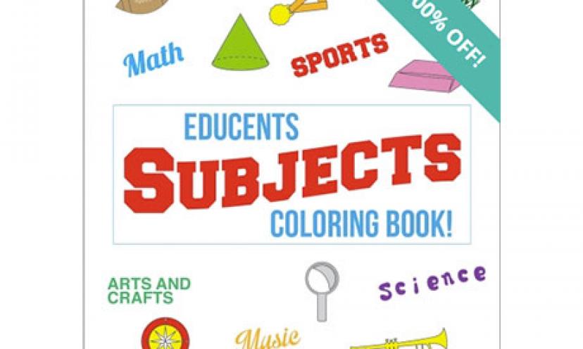 Get a FREE Educents Subject Coloring Book!
