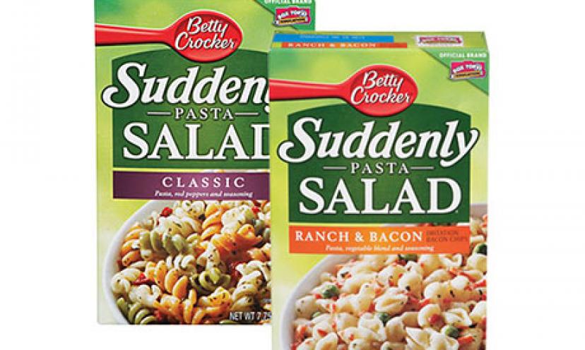 Get $0.50 off Betty Crocker Suddenly Salad Mix!