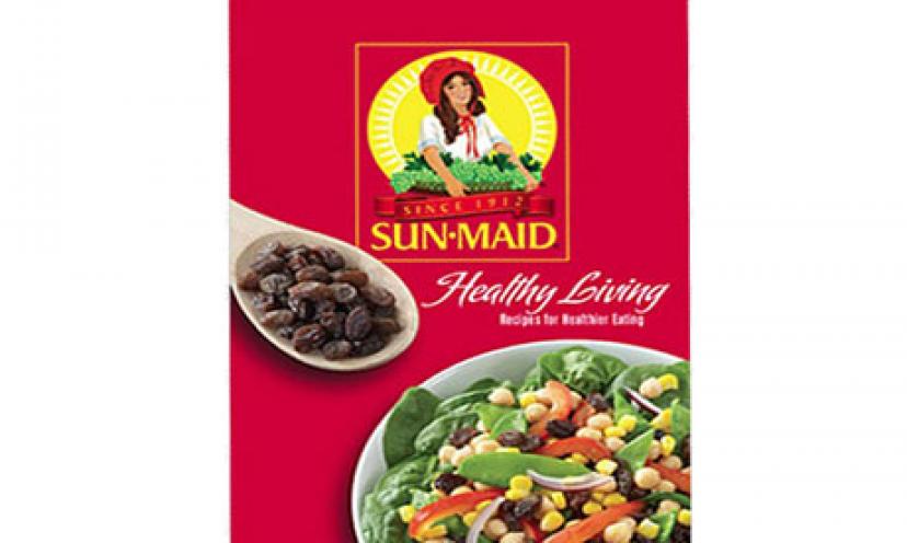 Get your FREE copy of Sun-Maid’s Healthy Living Recipe Booklet