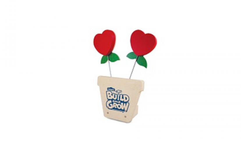 Your child can build a free Sweetheart Picture Holder at Lowe’s!