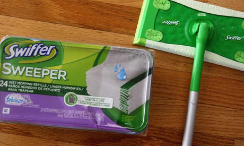 Save on Swiffer Sweepers!