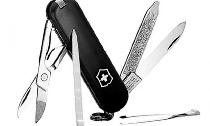 Save on the Victorinox Swiss Army Classic SD Pocket Knife!