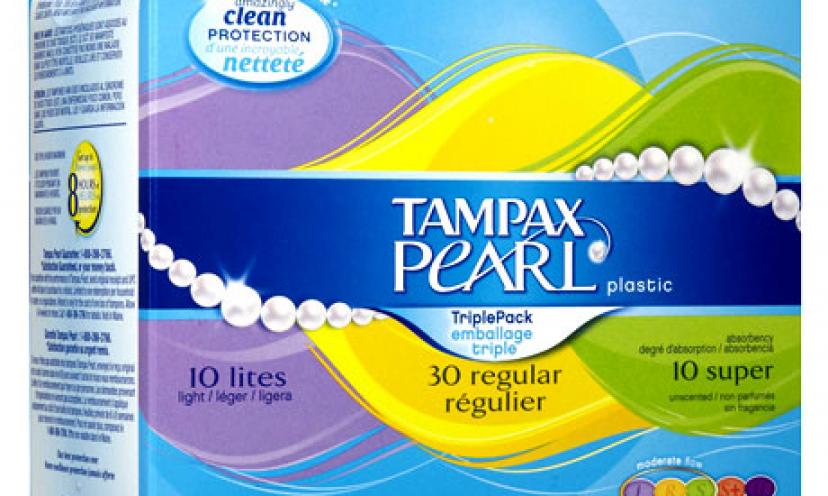 Get Tampax Pearl Products For Less!