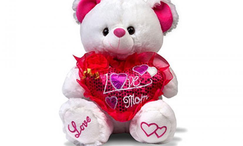 Save 56% Off the Musical “I Love Mom” Teddy Bear for Mother’s Day!