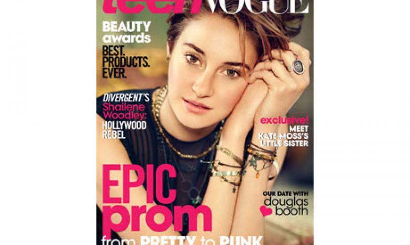 Get a 2-year FREE Subscription to Teen Vogue Magazine!
