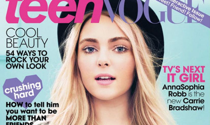 Enjoy a FREE Teen Vogue Magazine! – Get It Free
