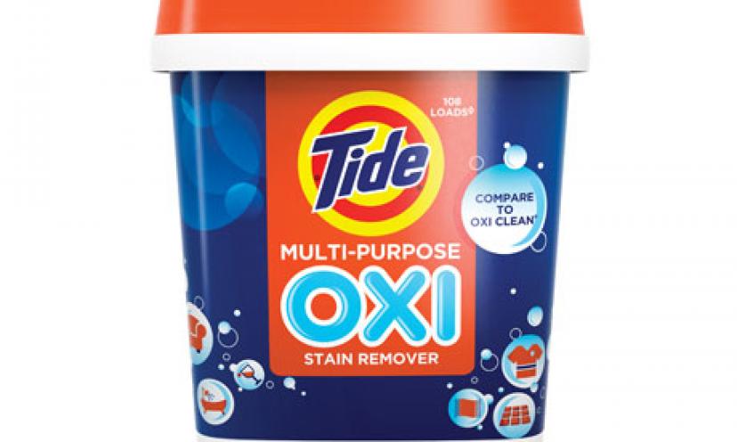 Get $2.00 off One Tide OXI Stain Remover!