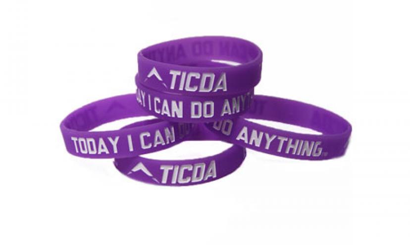 FREE Today I Can Do Anything Wristband!