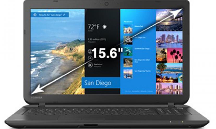 Save up to $500 off on ready-to-ship laptops at Toshiba.com!