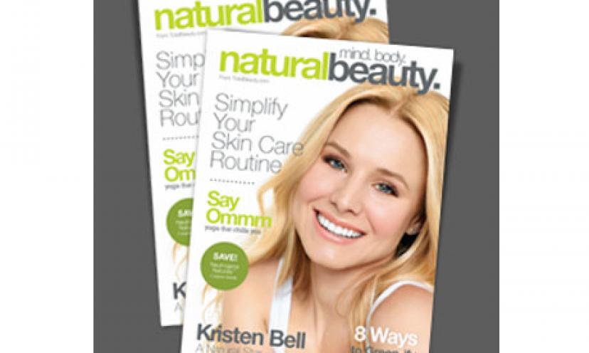 Get a FREE Natural Beauty Magazine and Samples!