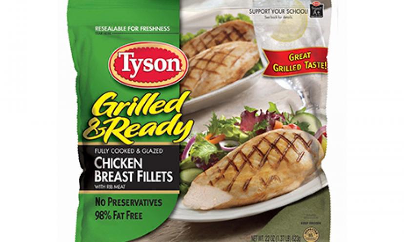 Get $1.00 off 1 frozen Tyson Grilled and Ready product