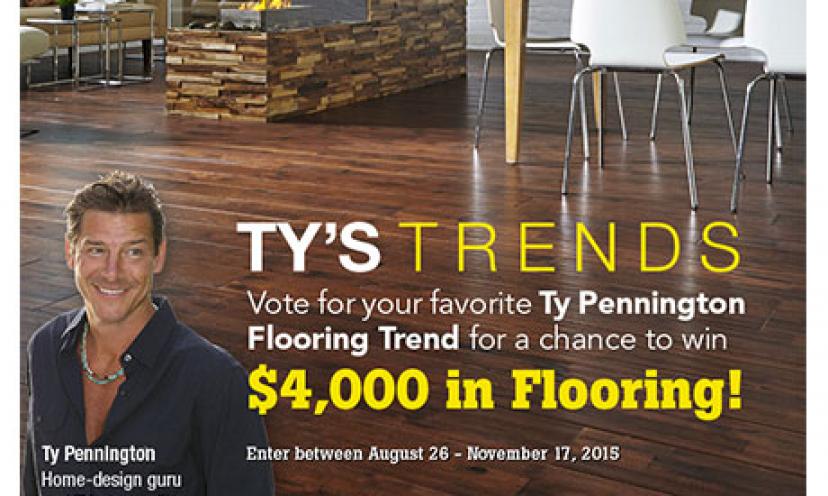 Enter to Win a $4,000 Worth Flooring for your Home!