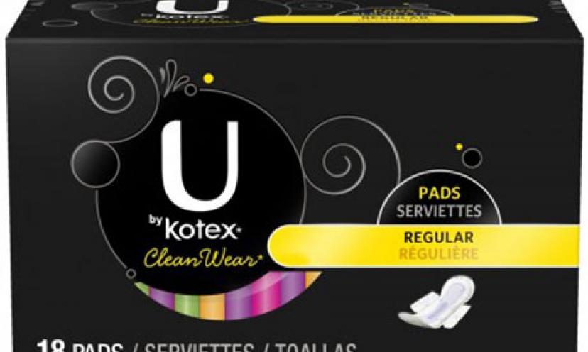 Get a FREE U by Kotex Pad or Tampon Sample from Target!