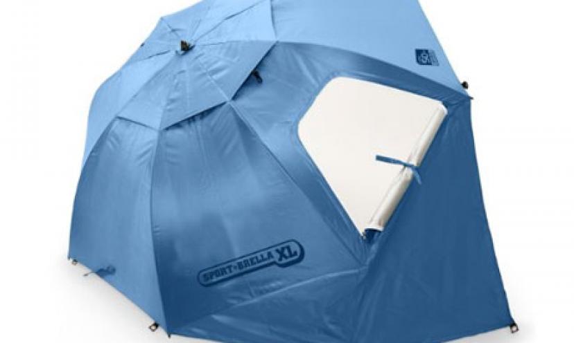 Enjoy 48% Off Sport-Brella XL – Portable Sun and Weather Shelter!