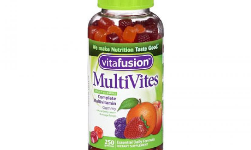 Save 46% on VitaFusion MultiVites Gummy Vitamins!