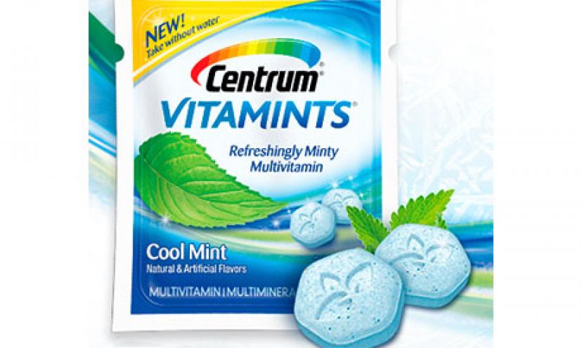 Get a FREE Centrum VitaMints Multivitamins Sample!