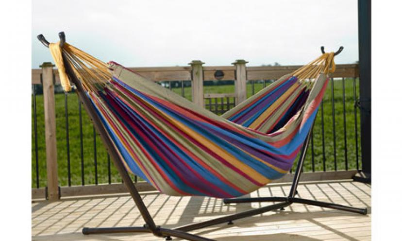 Save HUGE on the Vivere Double Hammock!