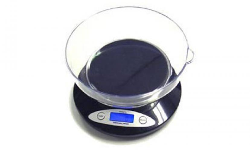 Save 57% Off On The Weighmax Electronic Kitchen Scale!