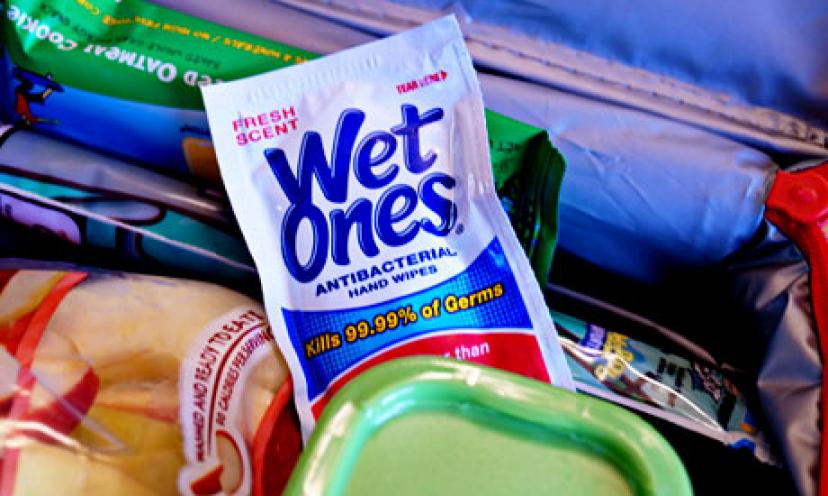 Keep Clean and Save on Wet Ones Wipes!