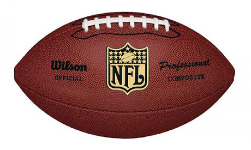 Save 43% on a Wilson NFL Pro Replica Game Football!