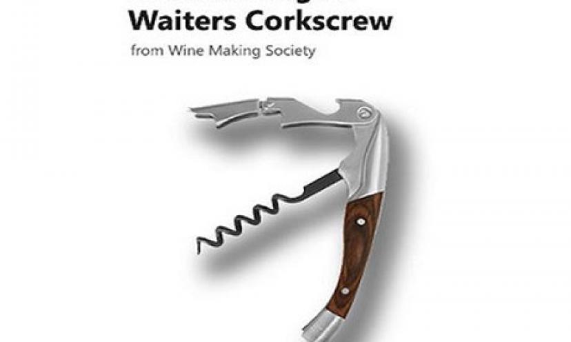 Get a FREE corkscrew from the Wine Making Society!