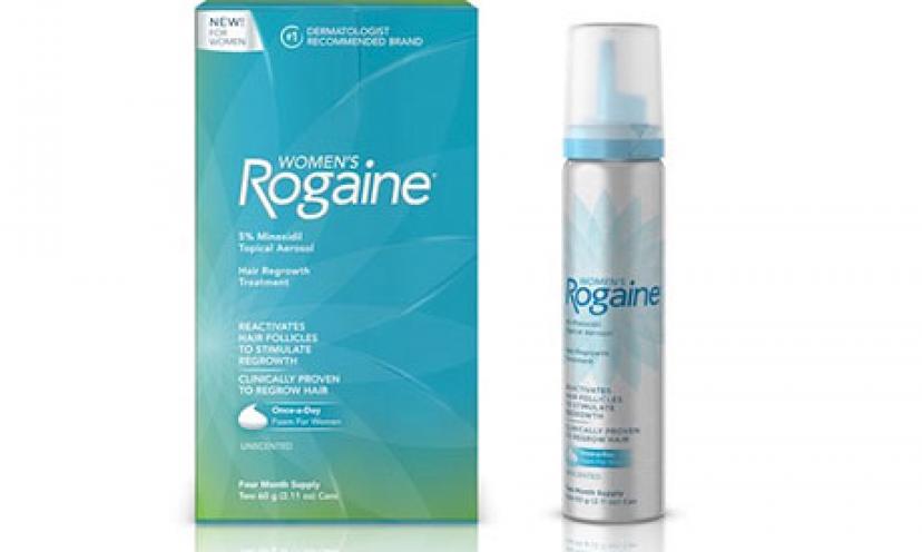 Get a free 60-Day sample of Women’s Rogaine