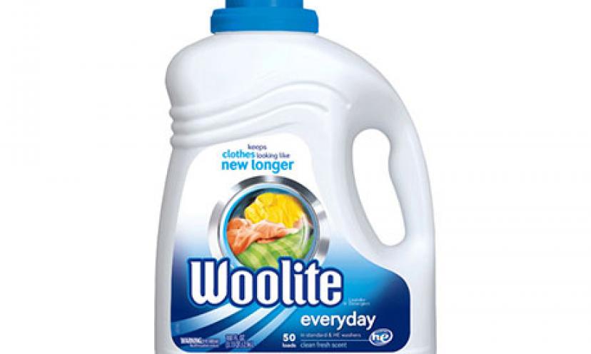 Get $1.10 off one Woolite Detergent, 50oz. or larger!