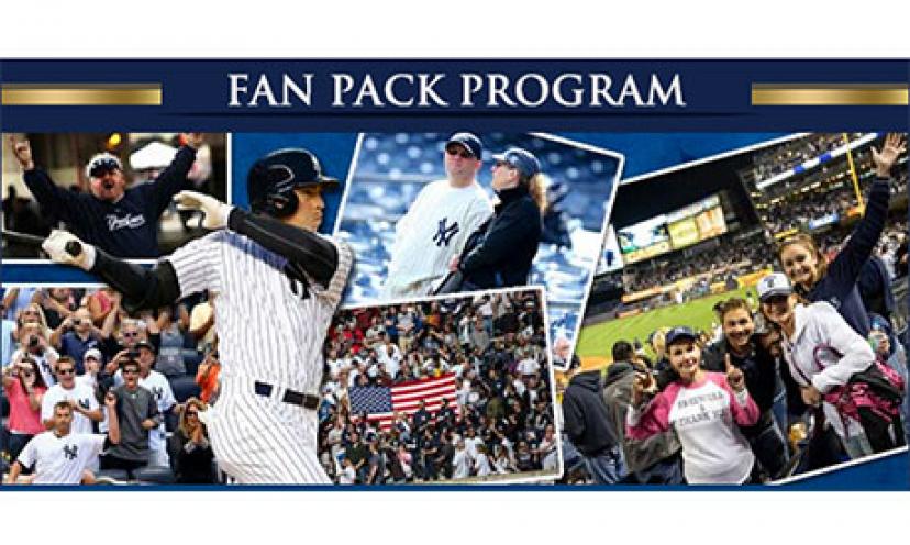 Get a FREE New York Yankees Fan Pack!