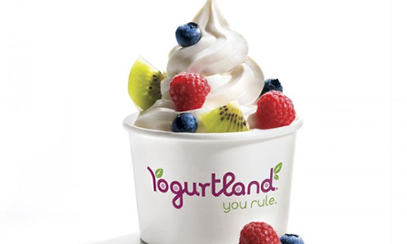 Free frozen yogurt, toppings and limited edition Hershey’s spoon at Yogurtland!