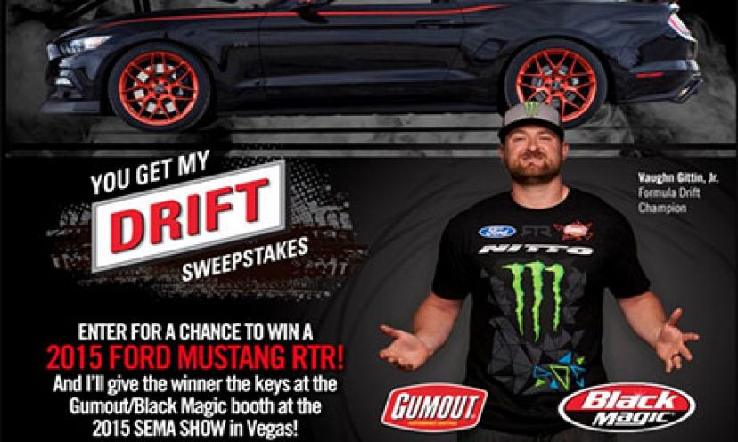 Enter to Win a 2015 Ford Mustang RTR and a Trip 2015 SEMA Show in Vegas!