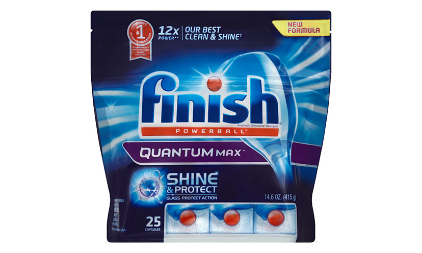 Save $0.55 Off Finish Dishwasher Detergent!