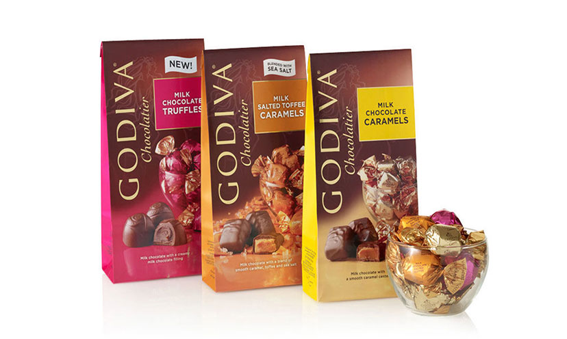 Save $1.00 off Two Bags of Godiva Chocolate!