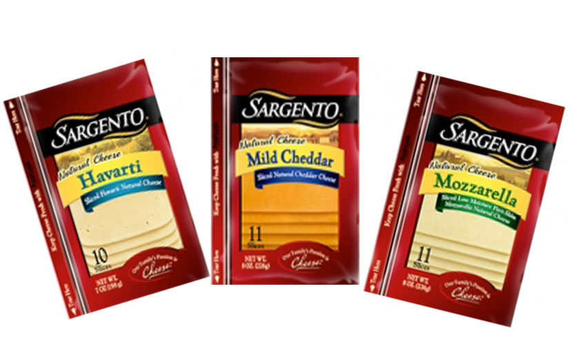 Save $1.00 Off Two Sargento Natural Cheese Slices!