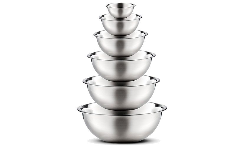 Save 53% off on a Set Stainless Steel Mixing Bowls!