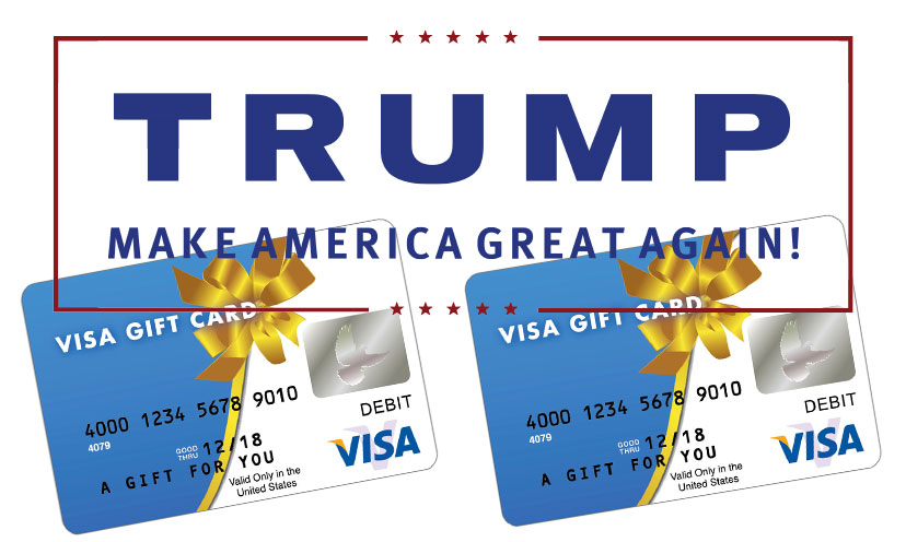Get a Visa Gift Card By Telling Us If Trump is Fit to be President!