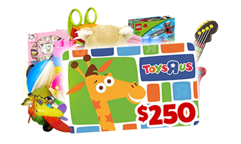 Enter to Win a $250 Toys R Us Gift Card!