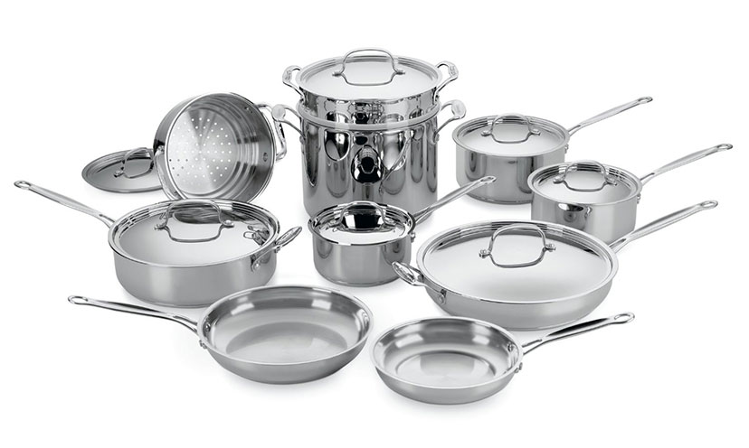 Enter to Win a Cuisinart Chef’s Classic Stainless Cookware Set!