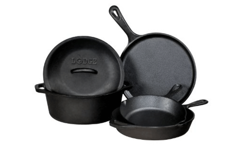 Enter to Win a Lodge Cast Iron Cookware Set!