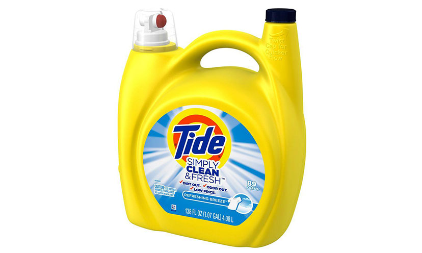 Get FREE Tide Simply Clean & Fresh Detergent!