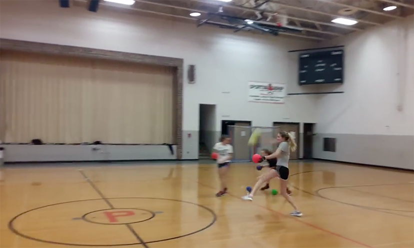 Dodgeball Is All Fun-and-Games Until a SOFTBALL PLAYER Steps In!