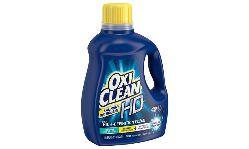 Save $3.00 off one OxiClean HD Laundry Detergent!