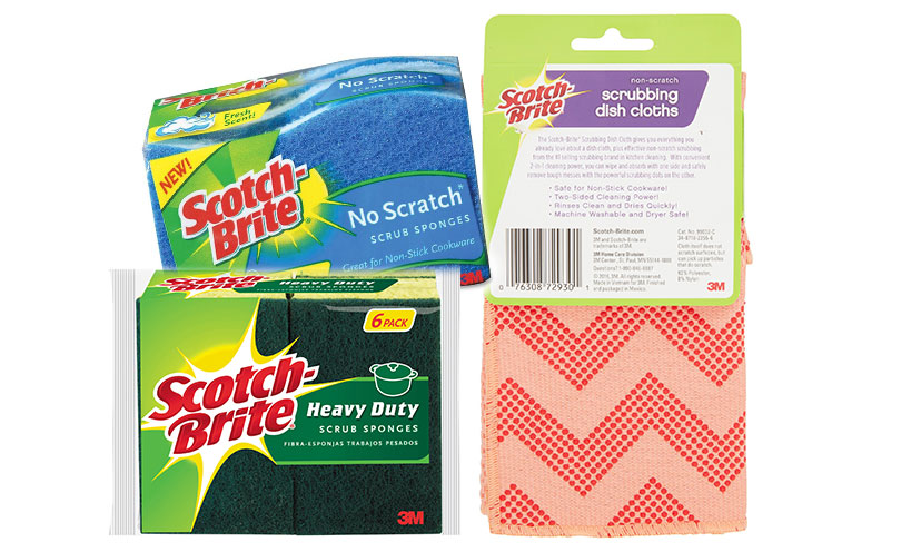 Save $1.00 off Two Scotch-Brite Sponges or Dish Cloths!