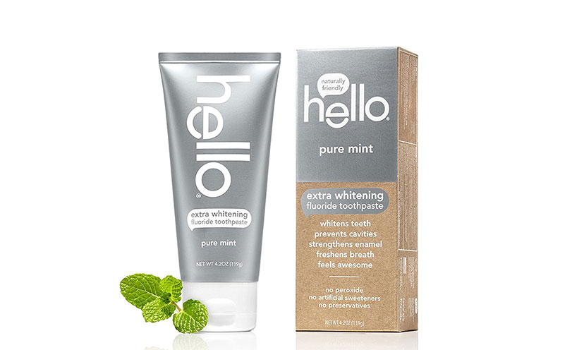 Get a FREE Sample of Hello Extra Whitening Toothpaste!