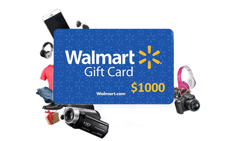 Enter for Your Chance to Win a $1,000 Walmart Gift Card!