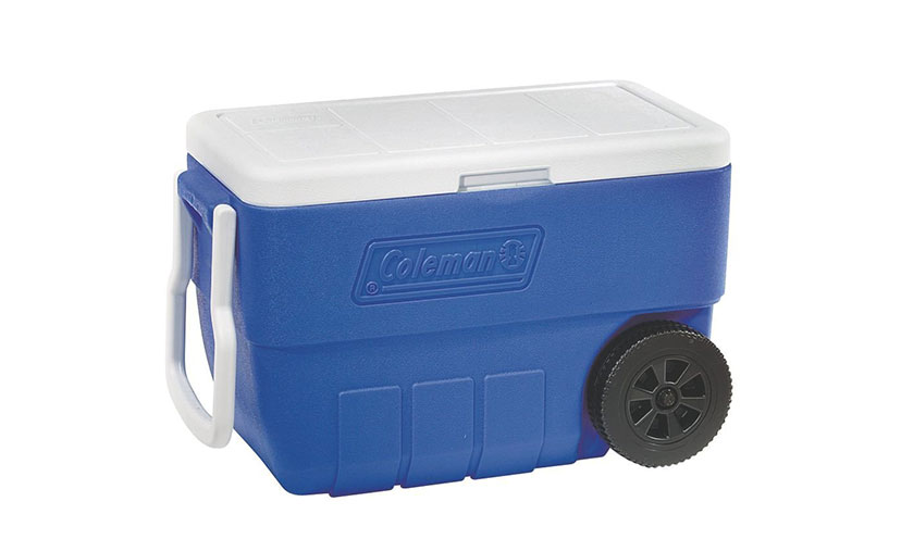 Save 32% off on a Coleman Wheeled Cooler!